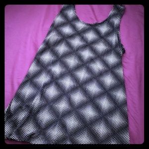 Black and white tank